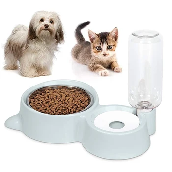 500 ml Pet Food Feeder Pitnej Vody Fontány Pre Mačky Psy Veľkých Kapacita Automatického Pet Vody Napájačiek Mačky, Psov, Misky na Kŕmenie Obrázok