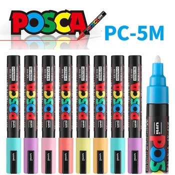 1pcs Uni POSCA Marker Pero, PC-5M maľovať graffiti pero na plagát, reklama graffiti umenia maľby Obrázok