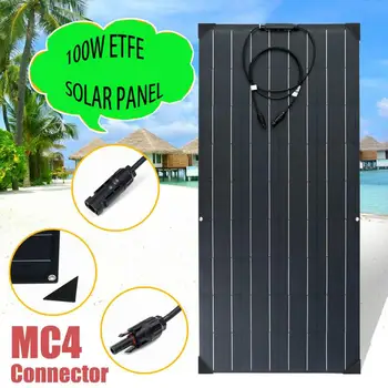 Čína Solárny Panel 100W 300W 200W 400W ETFE Flexibilné Mono Solárny Panel Bunky Vysoký Výkon Prenosný Solárny Panel Pre RV/Loď/Travel/RV Obrázok