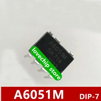 Zbrusu nový, Originálny DIP-7STR-A6051M Offline PWM Switching Power Supply Management Chip A6051M A6051 Obrázok