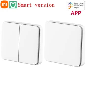 Pôvodný Xiao Mijia Smart Prepnite Vypínač Single/Double Otvoriť Dual Control Switch 2 Režimy Spínača Pre Lampy, Svetlá, Spínač Obrázok