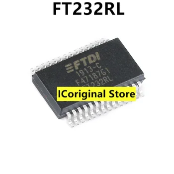 Nové a originálne FT232RL patch SSOP-28 USB Obrátiť na rozhraní FTDI USB sériové rozhranie čip FT232 Obrázok