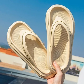 Flip-flops Vonkajšie Papuče Papuče Plážové Sandále EVA Non-Slip Dámy Pár Papuče, pánske Sandále Obrázok