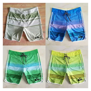 Vysoko kvalitné pánske pláži nohavice, šitie vytlačené šortky v lete príležitostné voľné plávanie šachty hot pants men Obrázok