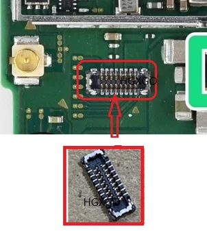 3ks-50pcs/veľa Nových originálnych pre Nintendo Prepínač Pamäte Micro SD card reader FPC konektor zásuvka 16pins na základnej doske Obrázok