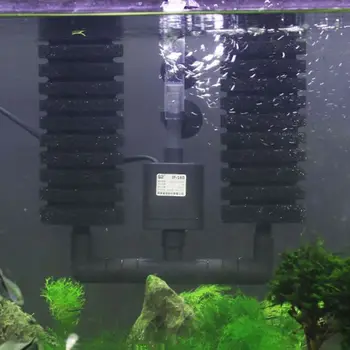 Akvárium Ponorné Filter Čerpadla Dvojité Biochemické Hubky Ryby Nádrž Čerpadlo Vzduch Dropship Obrázok