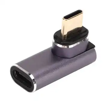 USB C Magnetický Adaptér 90 Stupňov, Typ C Adaptér pre Prenos Obrázok