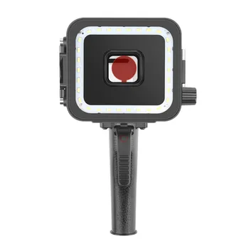 STRIEĽAŤ Ručné Podvodné LED Video Svetlo Potápanie Svetlo 900LM Podvodné 40m Červený Filter pre GoPro Hero 7/Hero 6/Hero 5 Obrázok