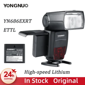 YONGNUO YN686EX-RT ETTL Speedlite Flash 2.4 G Bezdrôtový HSS 1/8000s Master Blesk Speedlite s Lítium batéria pre Canon Obrázok