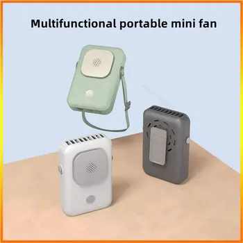 Multi-funkčné Vôňa Mini Prenosné Ventilátor Núdzové Nabíjanie pomocou pripojenia USB Osvetlenie, Vôňa Visí na Krku Stolný Ventilátor pre Xiao Obrázok