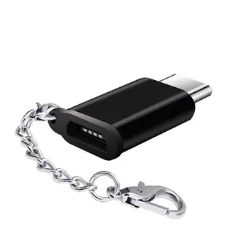 Micro USB Adaptér, Kábel Micro USB s Kľúčom Hliníkovej Zliatiny USB Typ-c Adaptér pre Ukladací priestor USB Disk Obrázok