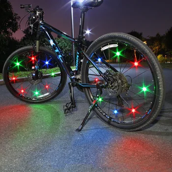 Požičovňa hovoril svetlá LED horský bicykel drôt svetlá detský skateboard kolesá dekoratívne koni príslušenstvo Obrázok