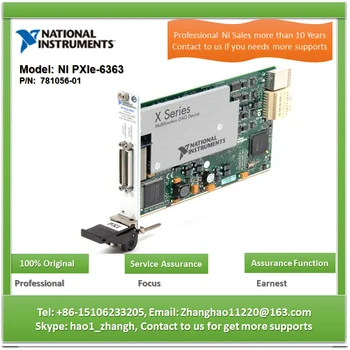 NI Vnútroštátne Nástroje PXIe-6363 781056-01 PXI Multifunkčné I/O Modul Obrázok