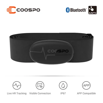 CooSpo Bluetooth 4.0 ANT + Srdcového tepu Popruh H6 Srdcovej frekvencie Snímač Garmin Wahoo H6 nový Vodotesný pre Snímač Srdcovej frekvencie Obrázok