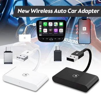 Carplay Bezdrôtový Adaptér Plug Play Wifi On-Line Aktualizácia Pre Bezdrôtové Aplikácie Carplay Adaptér Auto Elektronické Príslušenstvo Pre Iphone Obrázok