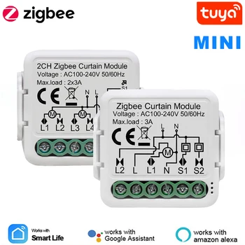 Tuya ZigBee Inteligentné Blind Opony Switch Module Support 2 Spôsob Kontroly rolety Motor Pracovať s Alexa Domovská stránka Google Obrázok