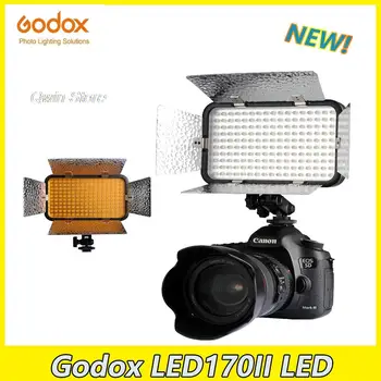 Godox LED-170II 6-12V 2700LM LED Video Svetlo Lampy, Foto Video Studio Fotografiu Strieľať Na Nikon Canon Video Osvetlenie Obrázok