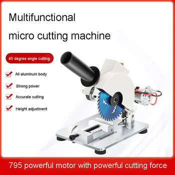 45 Stupňov Ploche Presnosť Malé Píly Domácnosti Multifunkčné Micro Rezací Stroj HOBBY Vŕtačku Micro Obrázok