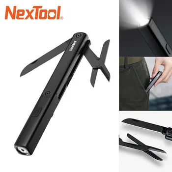 Youpin NexTool Multifunkčný 3 v 1 Pero Nástroje N1 Baterka Nožnice USB Nabíjateľné IPX4 Vodotesný, Prenosný Vonku Nástroje Obrázok