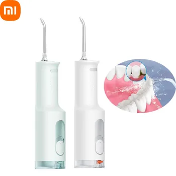 XIAO MIJIA Elektrické Zubné Punč Prenosné Ústne Irigátor F300 Zubné Vodný prúd Vody, Bielenie Zubov, Zubný Čistiaci Nástroj Impulz Obrázok
