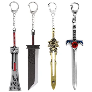 Hra Keychains Cosplay V Hre Final Fantasy Ručné Zbrane Hračka Prívesok Keyring Šperky Pre Mužov, Ženy Kľúča Vozidla Taška Deco Príslušenstvo Obrázok