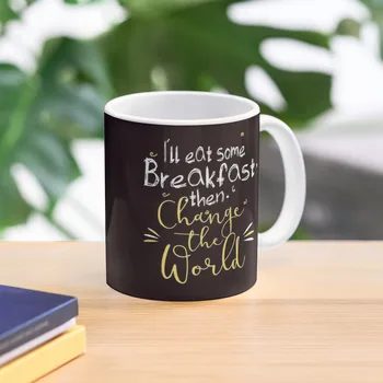 Budem Jesť Raňajky... Káva Hrnček Keramický Pohár Keramické Šálku Kávy Tepelnej Šálka Na Kávu Mate Pohár Obrázok
