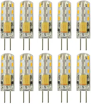 G4 LED Žiarovky JC Bi-Pin Základne Svetlá 3014 1.5 W AC/DC 12V 10W-T3 20W Halogénové Žiarovky Náhradné Krajiny Žiarovky Teplá Biela 3000K Obrázok
