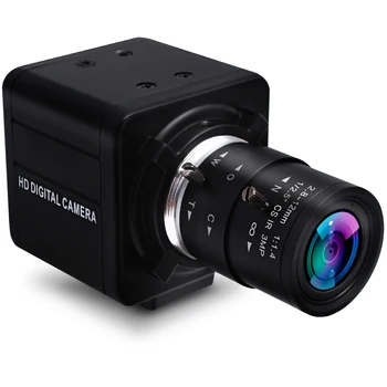 ELP IMX179 8-megapixelový Snímač HD Zoom Web Cam CS Mount 2.8-12mm Varifokálny Objektív Zadarmo Ovládač Hrať a Zapojte Ultra HD USB Webkamery Obrázok