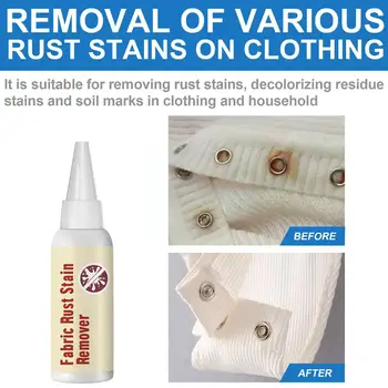50ml Oblečenie Rust Remover Nové Domáce Oblečenie Účinne Dekontaminácie A Multi-funkčné Odstrániť Nečistoty, Škvrny O8j1 Obrázok