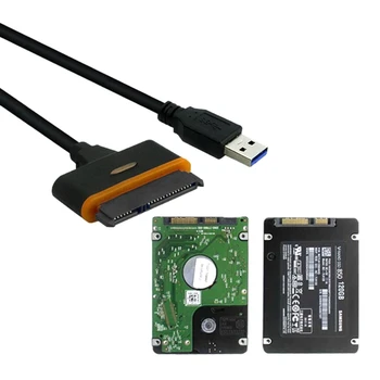 USB SATA3 Kábel USB 3.0 Adapter do 5Gbps Podpora 2,5 Palca Externé SSD Obrázok