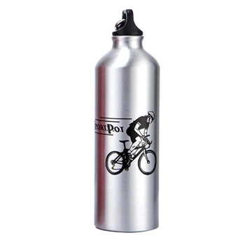 Cyklistické potreby na Kempovanie Cyklistické Outdoorové Športy Hliníkovej Zliatiny Fľašu s Vodou Prenosné Kovové Šport 750 ml Fľaša Obrázok
