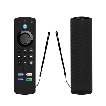 Silikónové Diaľkové Ovládanie Kryt pre Amazon Alexa Hlas Požiaru TV Stick 3. Gen Diaľkové Ovládanie Svetelného Ochranný Plášť Obrázok