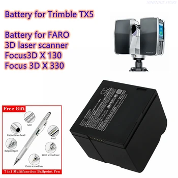 Prieskum,Test Batérie 14,4 V/6750mAh ACCSS6001 pre FARO 3D laserový skener, Focus3D X 130, Zameranie, 3D X 330, Pre Trimble TX5 Obrázok