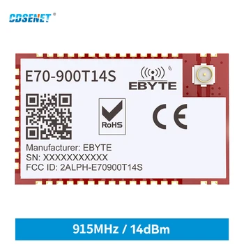 CDSENET CC1310 861~876.5 MHz 14dBm Bezdrôtový Rf Modul SOC SMD internet vecí Rf Vysielač Prijímač E70-900T14S Vysielač s RSSI Obrázok