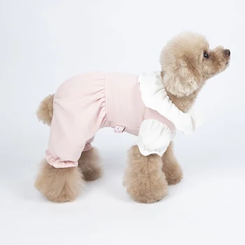 Roztomilý Pes Jumpsuit Pyžamo Oblečenie Na Jar Malý Pes Kostým Pet Nohavice Chihuahua Trakmi, Yorkshire Pomeranian Pudel Oblečenie Obrázok