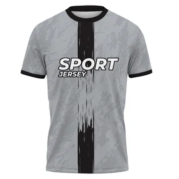 Športové pánske T-shirt Módy Klasické Tesný Priedušná Pot-absorbuje Rýchlo sa odparujúci Fitness Rozšírené Vonkajšie Krátky Rukáv Obrázok