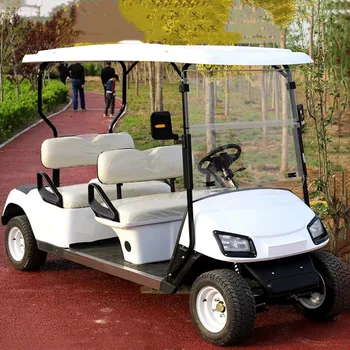 2023 prispôsobené off-road 72V lítiové batérie, buggy najlepšie elektrické golf tlačiť košík Obrázok