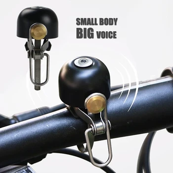Retro Klasickej Požičovňa Bell Jasné Hlasný Zvuk, MTB, Road Bike Skladacie Bicykle Riadidlá Medený Krúžok Horn Bezpečnostné Upozornenie Alarm Obrázok